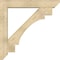 Ekena Millwork Merced Slat Rough Sawn Bracket w/ Offset Brace, Douglas Fir, 8"W x 48"D x 48"H BKT0806X48X48MRC06RDF - alternate 2